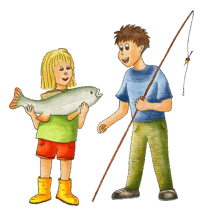 Kinder angeln bunt 2014 reduziert